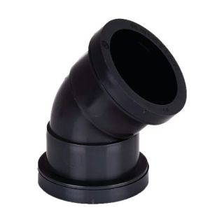Brett Martin 40mm Black Push Fit Waste 135° Obtuse Bend W921B