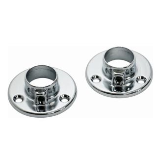 CP Chrome 25mm Wall Rod Socket WRWWS25 (2 per pack)