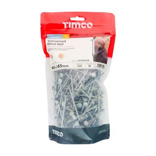 Nails Galvanised Clout 65mm X 2.65mm 1Kg GCN26565B