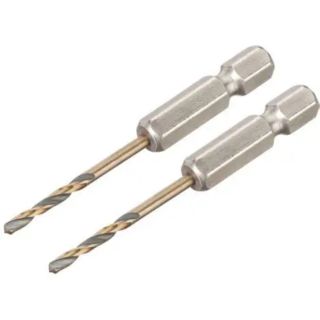 Dewalt BLACK&GOLD Hex HSS-G Drill Bits (2) 2.5mm DEWDT20601QZ