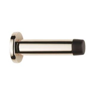 AZ21PN Doorstop Polished Nickel Cylinder with Rose