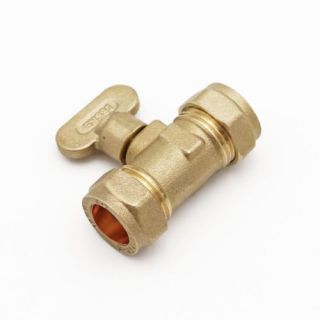 MC METROGAS rigid fan compression gas cock 15mm 40010130