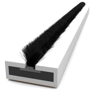 10mm x 4mm Intumescent Brush Strip *** WHITE *** 2.1 metres