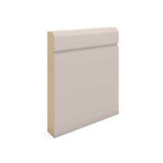 18 x 119 mm x 4.4 mtr MDF CV1 Chamfered & Once V Grooved Skirting