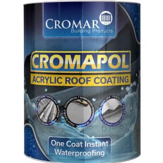 Cromapol Acrylic Roof Coating Grey 5Kg APOL/5