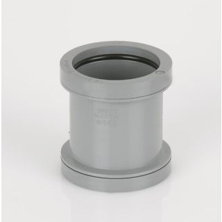 Brett Martin 40mm Grey Push Fit Waste Straight Connector W922G