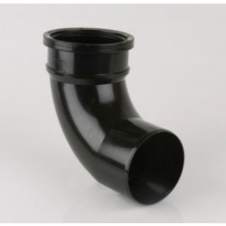 Brett Martin110mm Black Single Socket Soil Bend 92.5 Deg BS420B