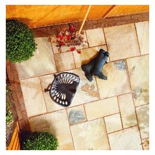 Golden Fossil Natural Stone Calibrated Project Pack 18.9m²