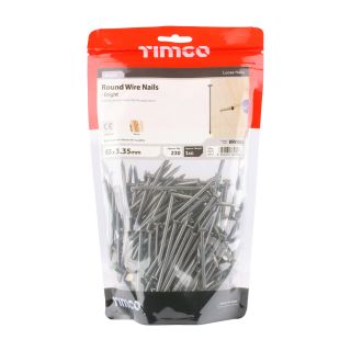 Bright Round Wire Nails        65mm X 3.35 1.0kg BRW65B