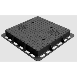 1220mm x 675mm x 100mm D400 Manhole Cover & Frame
