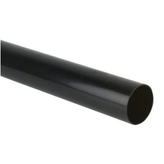 Brett Martin 40mm Black Push Fit Waste Pipe 3mtr W9600B