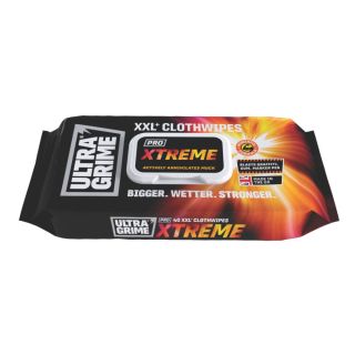 UltraGrime Pro 5910 Xtreme Power XXL+ Clothwipes (Pack 40)