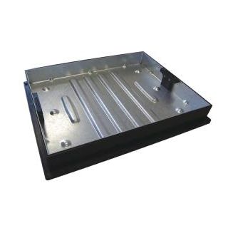600 x 450 x 80 Pavior Steel Lid & PP Frame CD790R/80