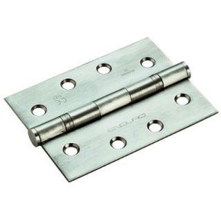 Satin Stainless B/B 4x3x2mm Grade 10 Washered Hinge HIW14322/10SSS