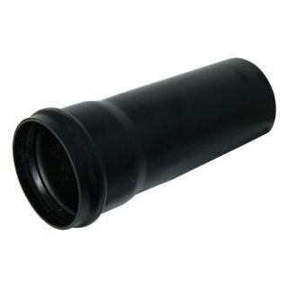 Brett Martin110mm Black Single Socket Soil Pipe 4Mtr BS415B