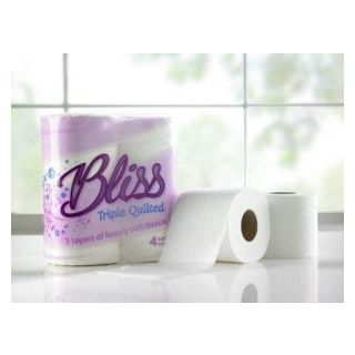 White 3 ply Toilet Roll 4 Pack SSF4 So Soft 1102130