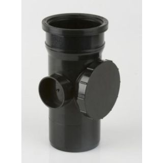 Brett Martin 110mm Black Soil Access Pipe BS410B