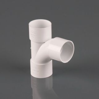 Brett Martin 40mm White Solvent Weld Swept Tee W2160WP