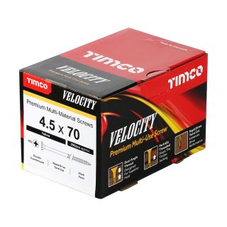 Velocity Premium Pozi Screw 4.5 X 70mm (200 Per Box) 45070VY