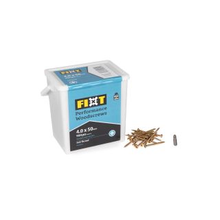 Fixt Performance Wood Screw Tub 4.0 x 50mm (Tub of 900)