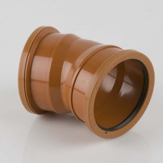 Brett Martin 110mm U/Ground 22.5 Deg Double Socket Bend B4051