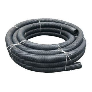 100mm x 50mtr Black Perforated Land Drain
