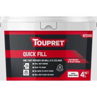 Toupret Quick Fill 4Ltr TTREDLP04GB