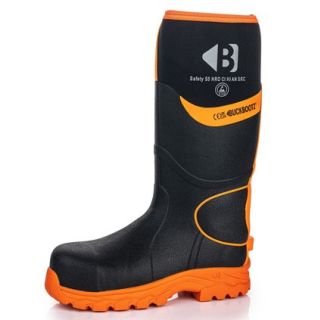 Buckbootz S5 Safety Boots BBZ8000 Black/Hi Viz Orange