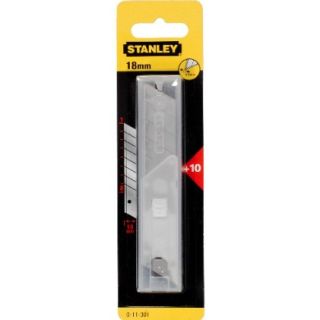 Stanley Snap-Off Blades 18mm (Pack 10) STA011301