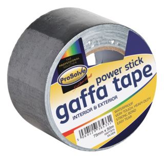 Prosolve Gaffa Tape Silver 75mm x 50m GAFTS75