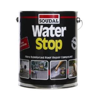 Soudal Waterstop Flexible Roof Coating Grey 4Kg 112595