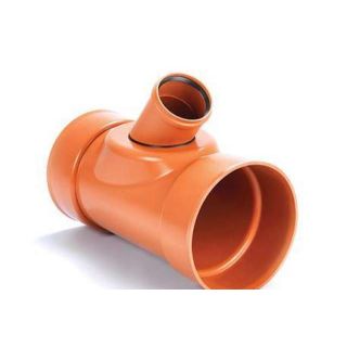 150mm X 100mm Polysewer Triple Socket Un-equal Junc PS635RS